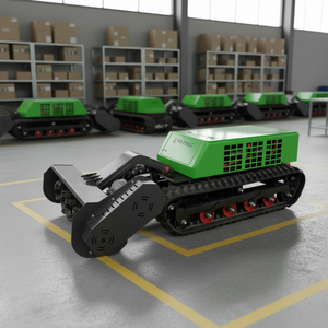 Electric Tracked Grass Cutting Machine | 60V <b>Battery</b> Lawn Mower for Tough Terrain & Landscaping Work - Product Image 1