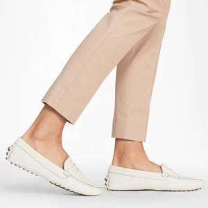 Scarpe mocassini Casual personalizzate da <span class=keywords><strong>donna</strong></span> in vera pelle con bottone per mocassini da guida piatto per primavera - Product Image 6