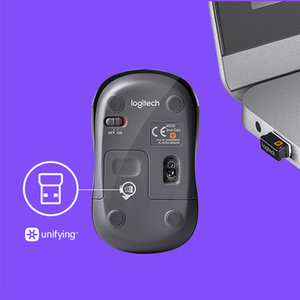 Souris sans fil M235 originale, 1000 DPI, optique, pour bureau, avec côtés en caoutchouc confortables, souris sans fil M235 pour bureau et maison - Product Image 3
