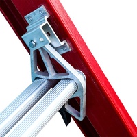 EN131 16 20 24 28 32 36 40 Étape Anti-Feu En Fiber de verre Échapper Échelle Pliante En Aluminium combinaison Escabeaux Fabricants