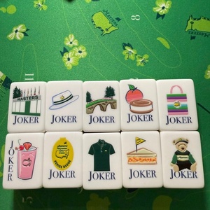 Juego de Mahjong Americano de Acrílico Golf Masters de 160 Fichas, Elegante Juego de Entretenimiento para Adultos - Product Image 6