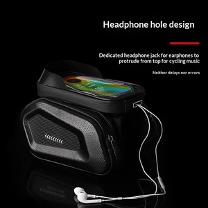 Sacoche <span class=keywords><strong>de</strong></span> <span class=keywords><strong>vélo</strong></span> 1,5 L pour téléphone portable avec écran tactile, support <span class=keywords><strong>de</strong></span> téléphone pour tube supérieur, sacoche <span class=keywords><strong>de</strong></span> cyclisme réfléchissante, accessoires <span class=keywords><strong>de</strong></span> VTT - Product Image 2