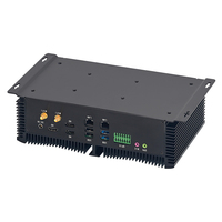 Nueva 10ª generación I7 10750H 6C/12T 5,0 GHz UHD Graphic 6 RS232 COM Computadora industrial HD Soporte Tres pantallas Mini PC sin ventilador