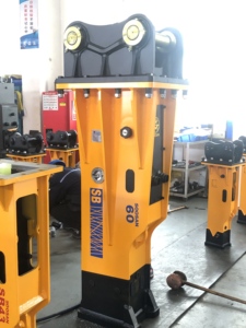 Martillo Hidráulico Silencioso SB60 con Cincel de 125 mm para Excavadoras de 15-18 Toneladas, Martillo de Demolición para Hormigón y Roca, Máquina de Construcción - Product Image 5