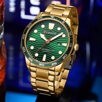 CURREN 8426 Nouvelles montres à quartz tendance simples pour hommes, classiques, avec aiguilles lumineuses, bracelet en acier inoxydable, montres-bracelets pour hommes, Reloj