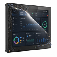 Panel PC Industrial Integrado con Android/Linux, Pantalla Táctil de 7-21.5 Pulgadas, RK3568, IP65, Resistente al Agua, Montaje Empotrado, Computadora Todo en Uno, 4GB en Stock