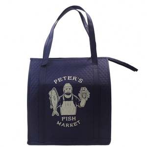 Sac isotherme classique en non-tissé, personnalisable, imperméable et pliable, pour pique-nique, fourni par un fournisseur chinois - Product Image 4