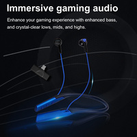 Casque de jeu sans fil 2,4 GHz avec micro pour PS5, PS4, PC, Android, iPhone, smartphone