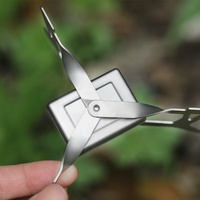 Accessoires de plein air Réchaud à alcool Camping Ustensiles de cuisine Randonnée Réchaud de pêche Support Four Mini Spirit Burner Stove