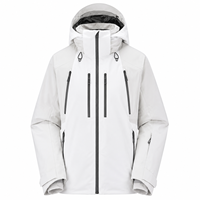 Veste de ski rembourrée pour femme, imperméable et respirante, taille femme, hiver, à capuche, 100% polyester, design simple et épuré, couleur contrastée