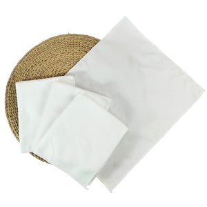 ผ้าเช็ดตัวไมโครไฟเบอร์สีขาว โพลีเอสเตอร์แท้ พิมพ์ลายแบบซับลิเมชั่น สองด้าน สำหรับถ่ายเทความร้อน ผ้าเช็ดตัวชายหาด รูปทรงสี่เหลี่ยมผืนผ้า - Product Image 2