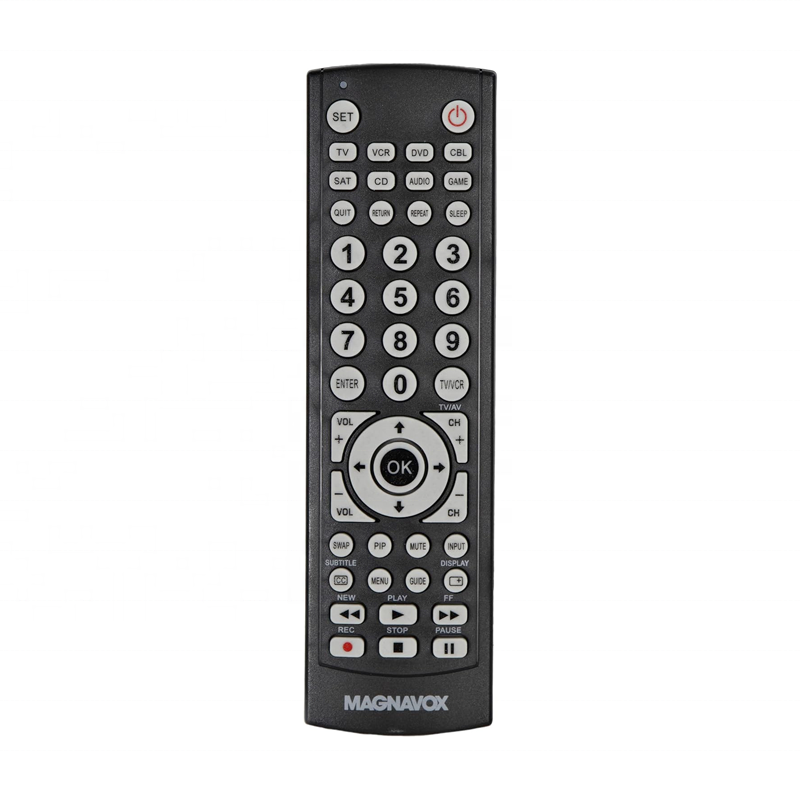 Hostrong Factory OEM ODM Magnavox MC348 8-in-1 <strong>Universal</strong> <strong>Remote</strong> Control Suitable for TV DVD Player VCR Player STB Support Custom
