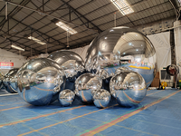 Ballons miroir gonflables personnalisés en PVC, sphères géantes imperméables pour les organisateurs d'événements et les entreprises de location