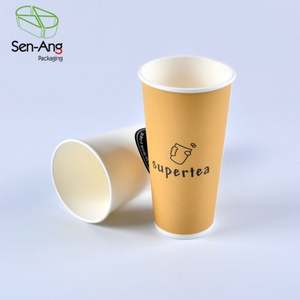 Vaso de Papel Desechable de Pared Simple para Alimentos, con Logotipo Personalizado, para Tequila y Café, Senang08, Buena Venta - Product Image 2