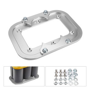 Aluminum Alloy Battery Mounting <b>Bracket</b> 4 Cell Cylindrical Battery Rack <b>Silver</b> For Automotive Use - Product Image 1