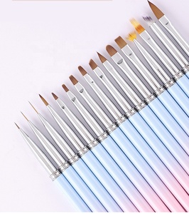 Ensemble de pinceaux 3D pour Nail Art, 15 tailles, peinture acrylique, gel UV, stylo dessin au trait, outil de manucure, salon, bricolage - Product Image 4