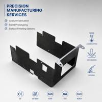 Service de fabrication sur mesure de tôles métalliques, découpe laser de précision, pliage CNC, découpes et trous de fixation