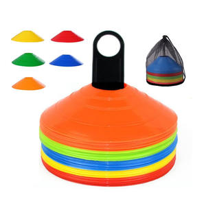 Mehrfarbige, Langlebige, Umweltfreundliche Trainings-Markierungskegel Fußball-Scheiben mit PE-Halter für Hockey und Rollschuhlaufen - Product Image 1