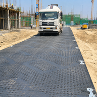 Panneaux de route temporaires pour chantiers de construction, terrains boueux et équipements lourds, tapis de protection du sol à forte capacité de charge