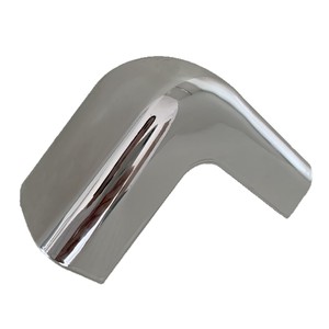 Protection d'angle en plastique électroplaqué, chromé argenté, pour jouets et cadeaux, modèle 01, surface polie - Product Image 4