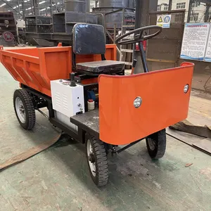 new design garden mini dumper for sale/4 wheel electric car/cargo delivery cart