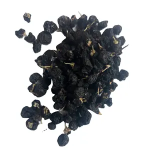 Hei Gou Qi Wild NUEVO más vendido Goji Wolfberry negro seco Goji negro frutas para té