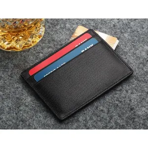 ซองใส่บัตรหนัง RFID พร้อมบริการสลักชื่อส่วนตัว - Product Image 1