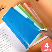 Recharges pour classeurs à feuilles mobiles B5, intercalaires en PP codés par couleur, feuilles d'indexation personnalisables