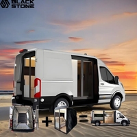 Module de cuisine intégré pour camping-car, option coulissante pour fourgon aménagé, camping-car, VR