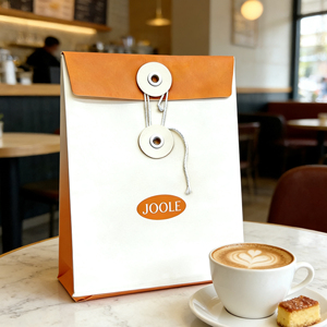 ซองใส่เอกสารธุรกิจ สมุดบันทึก ข้อสอบ ซองเก็บของ ถุงใส่เอกสาร ปิดด้วยกระดุมและเชือก พร้อมโลโก้ตามสั่ง - Product Image 1