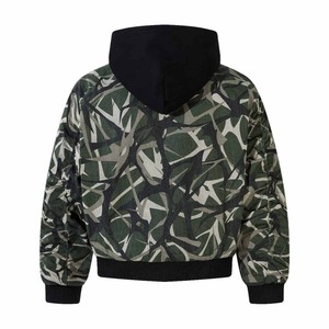 Ensemble de veste à capuche et pantalon cargo à imprimé camouflage pour <span class=keywords><strong>homme</strong></span>, streetwear, ensemble décontracté 2 pièces avec logo personnalisé - Product Image 4