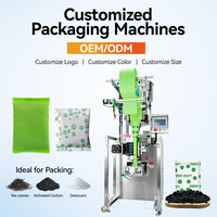 Machine de remplissage et de scellage verticale entièrement automatique de qualité alimentaire pour sachets en plastique, idéale pour les granulés de thé aux herbes et les filtres.