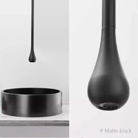 Robinet de lavabo intelligent personnalisé haut de gamme sans contact pour salle de bain monté au plafond lavabo sans contact avec capteur automatique en laiton