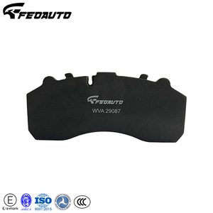 Plaquettes de frein pour camion WVA29087, prix d'usine, plaquettes de frein sans bruit pour camions lourds Mercedes Benz Actros <span class=keywords><strong>MAN</strong></span> DAF - Product Image 1