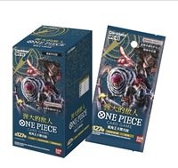 Senwell One Piece Card Game OP-03 OP03 24 Paquets Adversaires Puissants Cartes à Collectionner Anime Japonais Carddass TCG Coffret Cadeau Durable