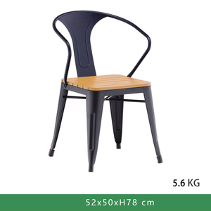 Meubles de restaurant en plein air à personnaliser, fournitures de salle à manger en bois en plastique, ensemble de tables et chaises - Product Image 5