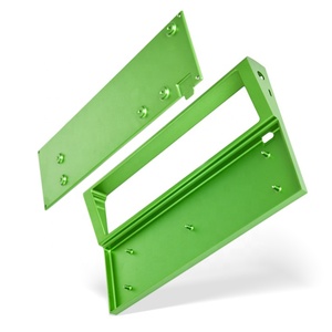 Personalizado 68 Teclas CNC Mecanizado Caja de Aluminio Tipo de Placa <span class=keywords><strong>PCB</strong></span> Estabilizadores Teclado Mecánico DIY Kit Piezas de Metal Mecanizado Cnc - Product Image 3