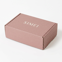 Boîte d'expédition en carton ondulé écologique et recyclable avec logo personnalisé et fermeture magnétique pour l'emballage de bijoux, montres et lunettes