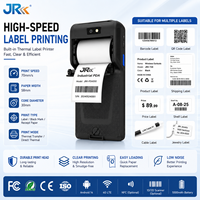Terminal Portátil JR YK58D de 5.5 Pulgadas, 4+64G, Impresora de Etiquetas Térmicas, Escáner de Códigos de Barras 2D, Pago de Estacionamiento, NFC Industrial, PDA Portátil