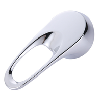 Robinet de cuisine moderne de haute qualité en alliage de zinc chromé, poignée durable, accessoire à poignée unique