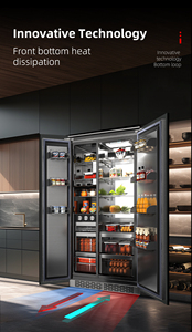 Réfrigérateur encastrable Artaus TK455 455L à double porte française, installation portable pour la maison - Product Image 6