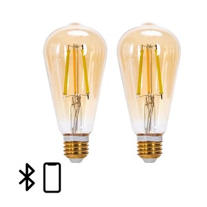 Lampadina LED a filamento 6W CCT Bluetooth Mesh 2 pezzi, telecomando, ideale per creare ambienti intelligenti e personalizzabili - Product Image 1