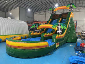 Tobogán Acuático Inflable Comercial <span class=keywords><strong>de</strong></span> PVC para Adultos, Marca Xinyue, 9x6x3.3m, para Alquiler en Fiestas y Parques <span class=keywords><strong>de</strong></span> Trampolines, Duración 2-3 Años - Product Image 3