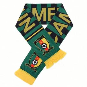 Vente d'usine, écharpe de football pas chère, écharpe de sport jacquard avec logo personnalisé, écharpe longue tricotée double face pour les fans de football - Product Image 6