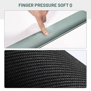 סט משטחי שולחן עם משענת כף יד ארגונומית, משטח עכבר מקצף זיכרון עם הדפס מצויר, לשימוש משרדי בהתאמה אישית - Product Image 5