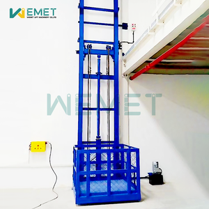 Elevador hidráulico de un solo poste para uso en almacén, elevador de carga, equipo elevador de mercancías, mesa elevadora de carga de almacén - Product Image 5