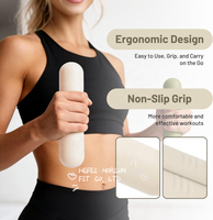 Barres de musculation Pilates pour femmes, haltères en silicone doux pour la peau, ensemble d'haltères pour la marche et le yoga, poids à main souples pour hommes et femmes