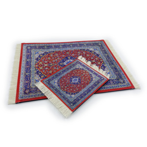 2pcs Pack Woven Rug Bohemian Style Carpet <b>Mouse</b> Pad Blanket Coaster for Table Decoration - Product Image 6