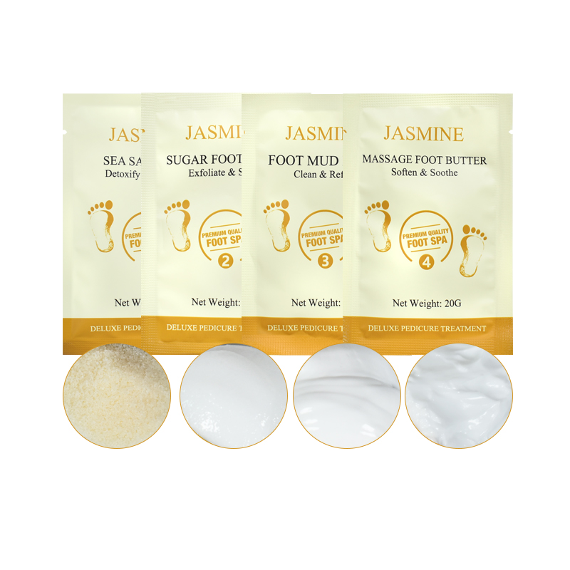 Jasmine 4 étape sucre Srcut Pedi Kit