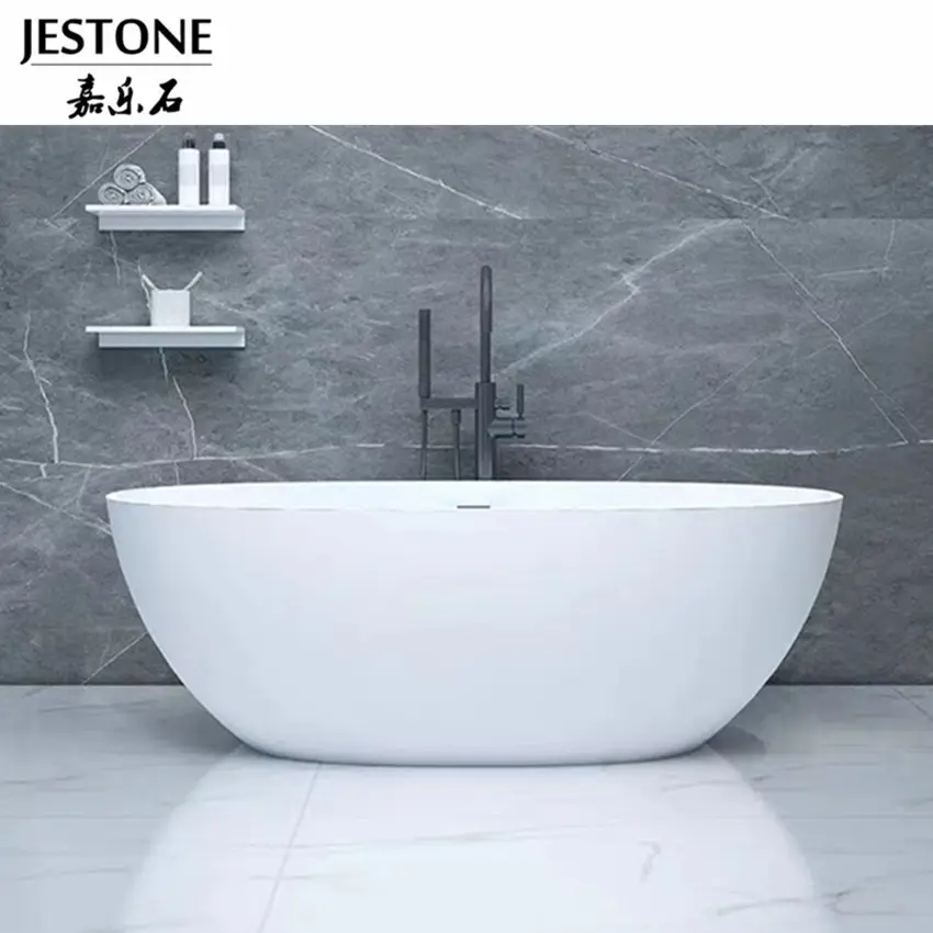 Fabrika doğrudan satış Modern akrilik lüks Whirlpool küvet moda iliklerine bağlantısız beyaz banyo küveti